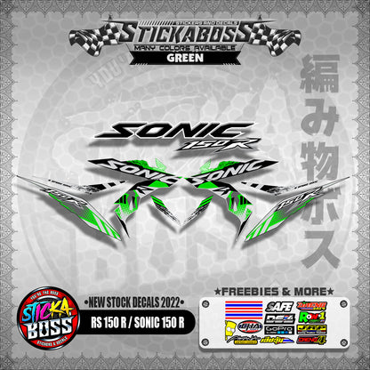 RS 150 R / SONIC 150 R ( NEW STOCK DECALS 2022 )【WITH FREEBIES】