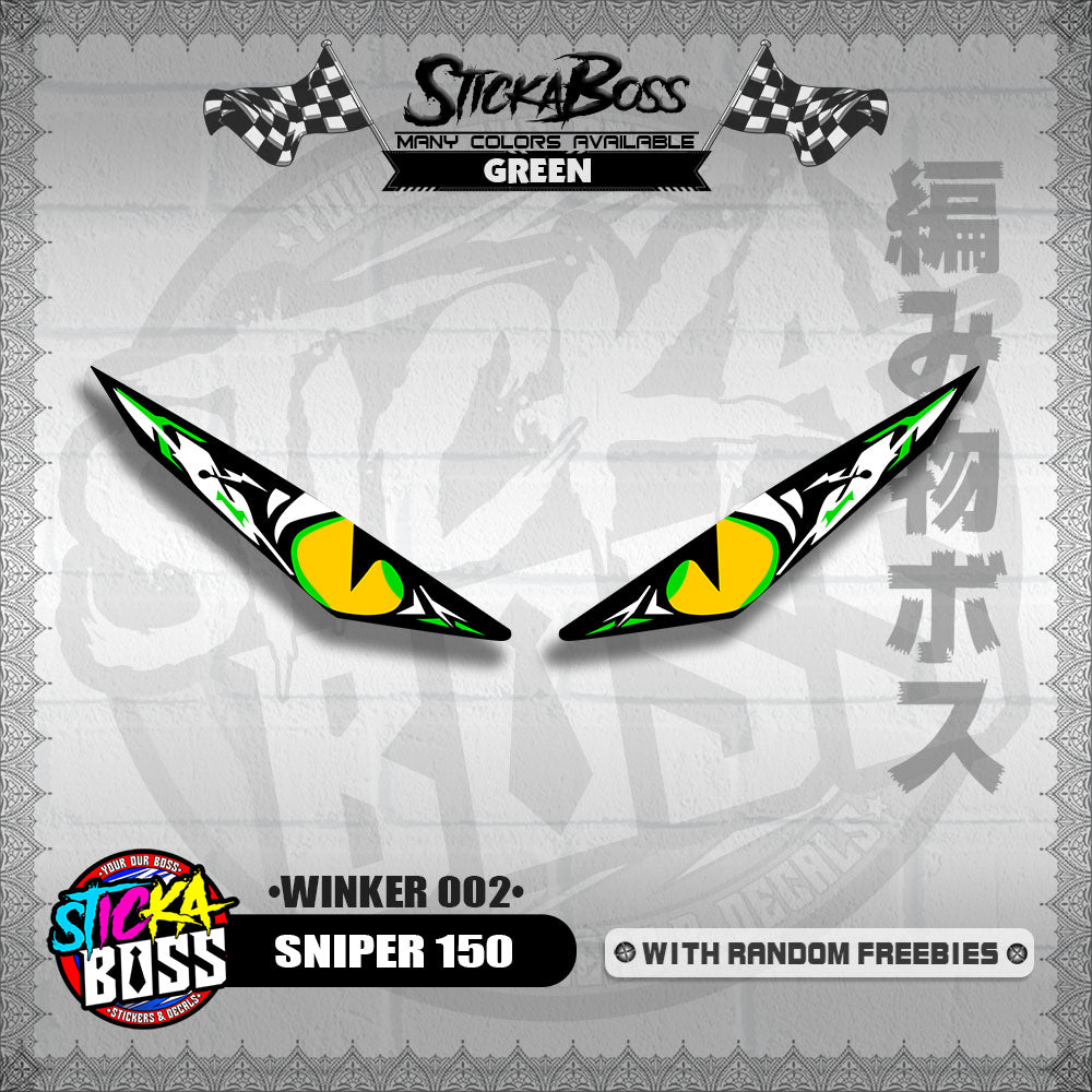 SNIPER 150 (WINKER 002) TRANSPARENT【WITH FREEBIES】