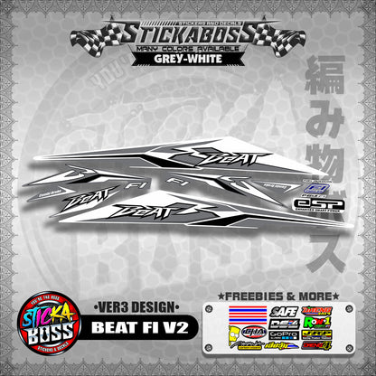 BEAT FI V2 STOCK DECALS ( VER3 DESIGN )【WITH FREEBIES】