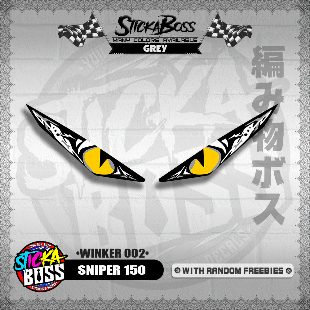 SNIPER 150 (WINKER 002) TRANSPARENT【WITH FREEBIES】