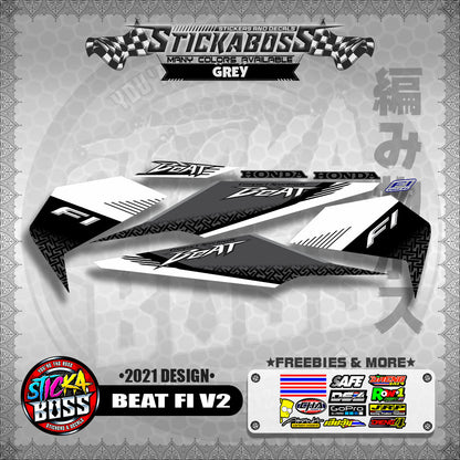 BEAT FI V2 STOCK DECALS ( 2021 DESIGN )【WITH FREEBIES】