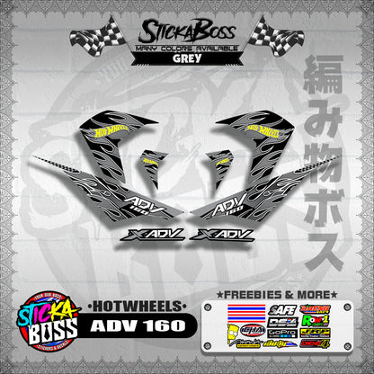 ADV 160 DECALS ( HOTWHEELS )【WITH FREEBIES】