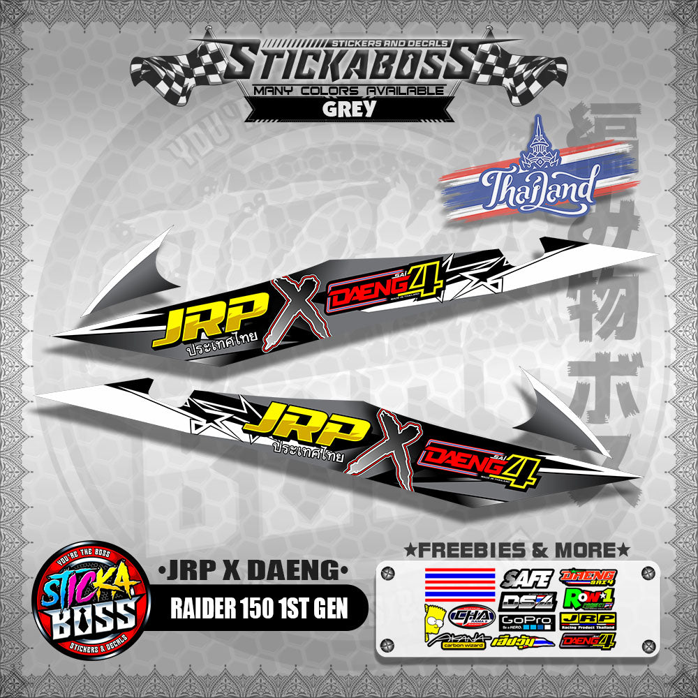 RAIDER 150 1ST GEN DECALS ( JRP X DAENG )【WITH FREEBIES】