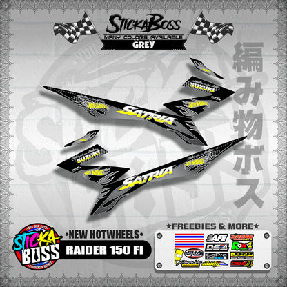 RAIDER 150 FI DECALS ( NEW HOTWHEELS )【WITH FREEBIES】