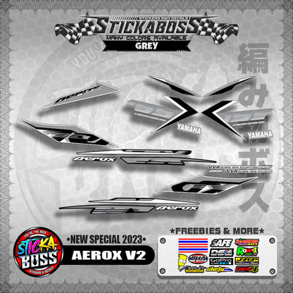 AEROX V2 DECALS ( NEW SPECIAL 2023 )【WITH FREEBIES】