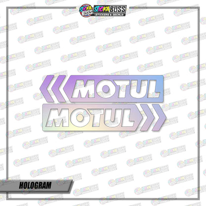 2PCS MOTUL (VINYL CUT-OUT STICKER DECALS )【Stickaboss】