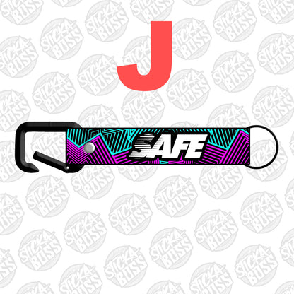 SAFE ABSTRACT KEYCHAIN / KEYHOLDER / KEYLACE (SOLD PER PIECE)