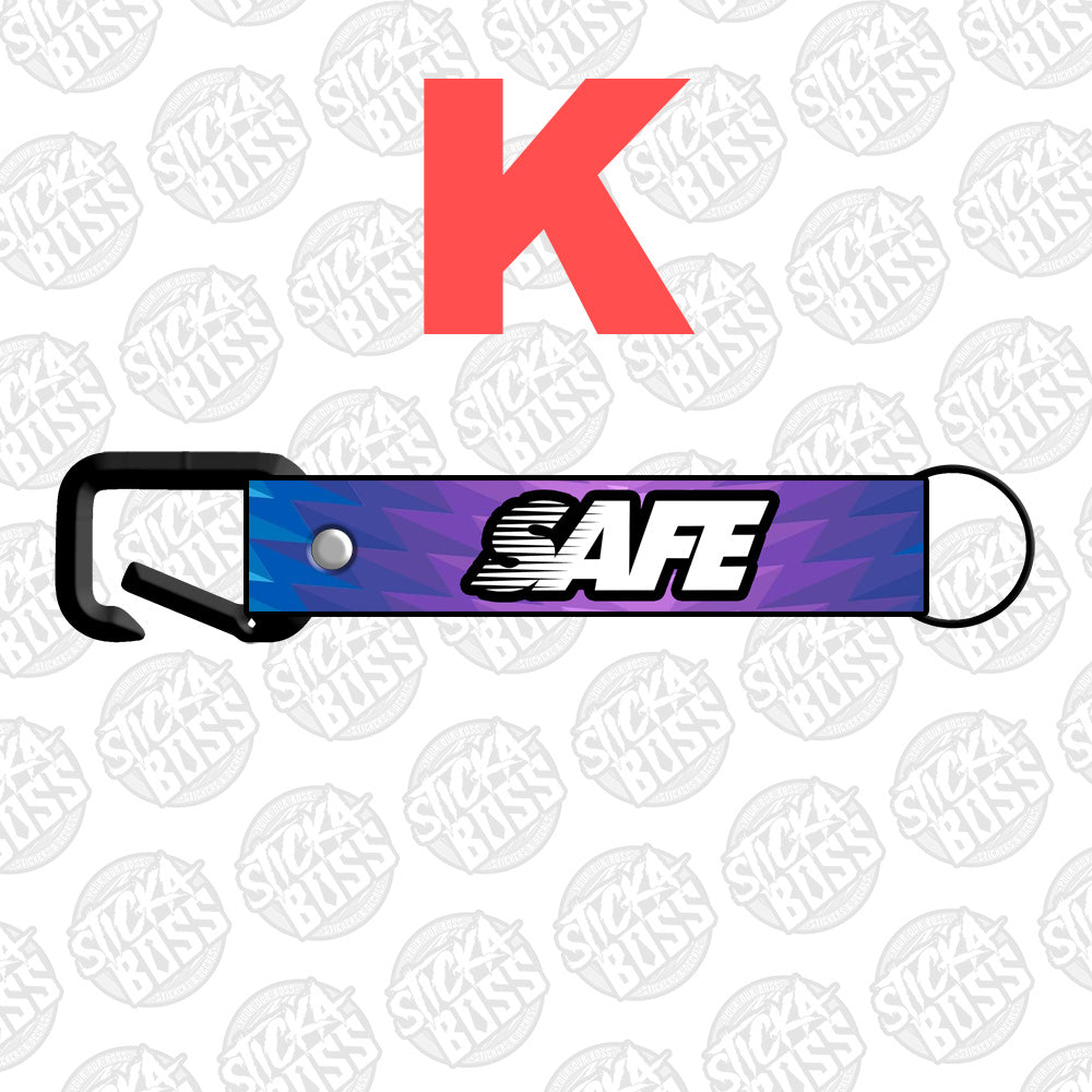 SAFE ABSTRACT KEYCHAIN / KEYHOLDER / KEYLACE (SOLD PER PIECE)