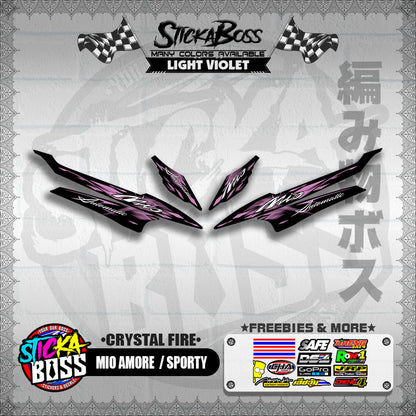 MIO AMORE /  SPORTY DECALS ( CRYSTAL FIRE )【WITH FREEBIES】