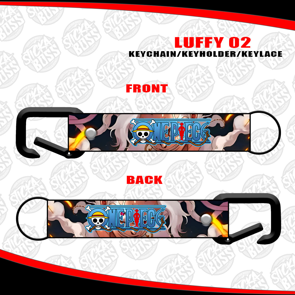 ONE PIECE KEYCHAIN / KEYHOLDER / KEYLACE (SOLD PER PIECE)