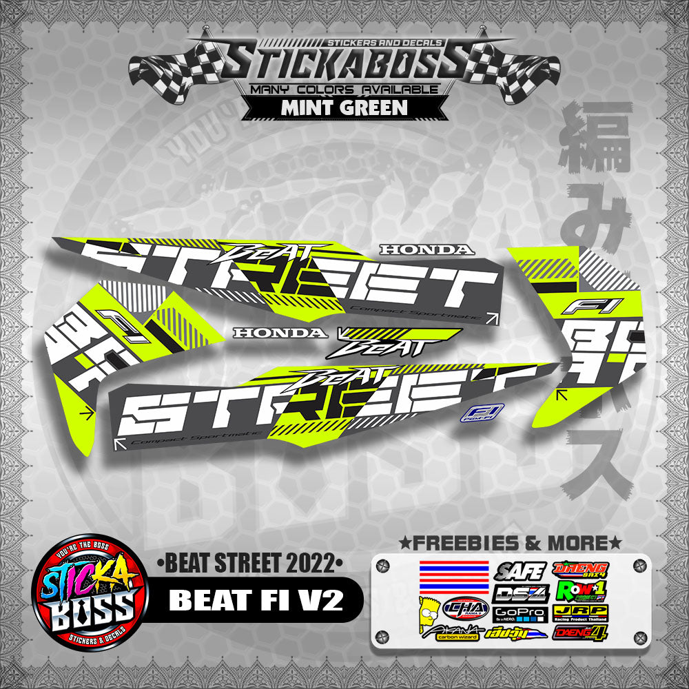 BEAT FI V2 DECALS ( BEAT STREET 2022 )【WITH FREEBIES】