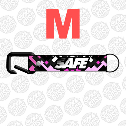 SAFE ABSTRACT KEYCHAIN / KEYHOLDER / KEYLACE (SOLD PER PIECE)