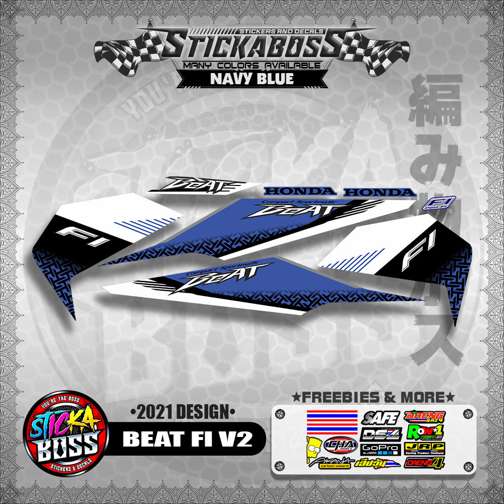 BEAT FI V2 STOCK DECALS ( 2021 DESIGN )【WITH FREEBIES】