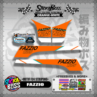 FAZZIO DECALS ( MITIF FZ4 STRIPING )【WITH FREEBIES】