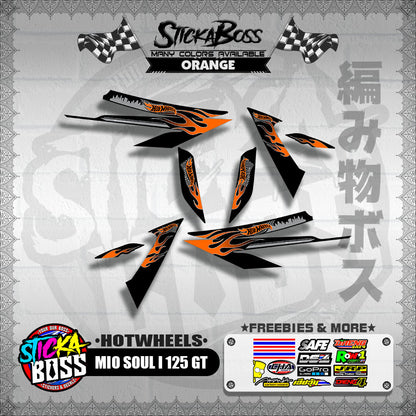 MIO SOUL I 125 GT DECALS ( HOTWHEELS )【WITH FREEBIES】