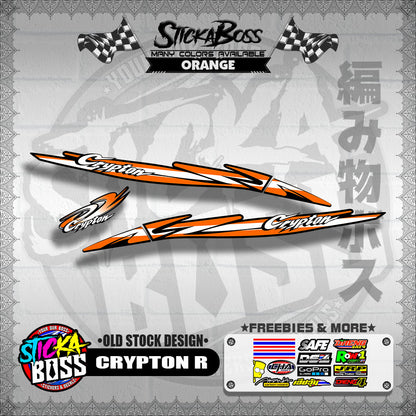 CRYPTON R DECALS ( OLD STOCK DESIGN )【WITH FREEBIES】