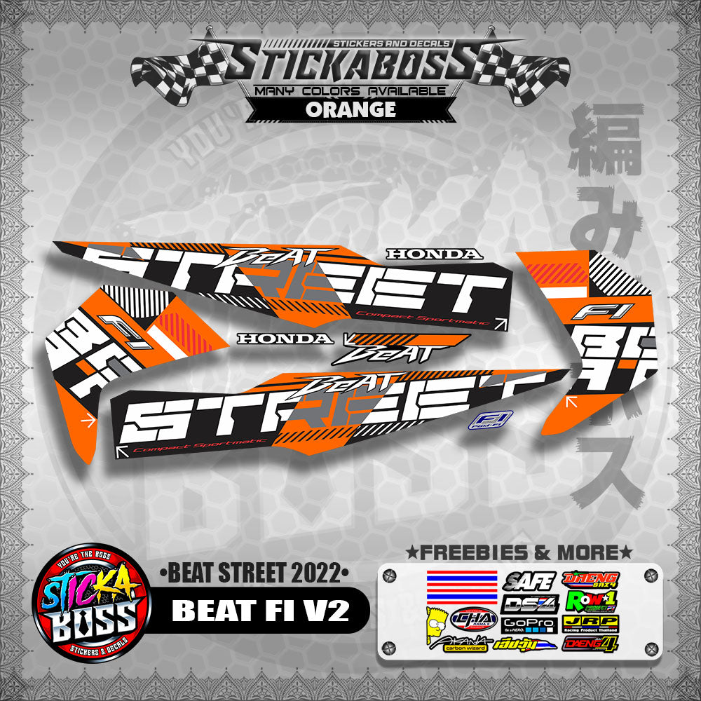 BEAT FI V2 DECALS ( BEAT STREET 2022 )【WITH FREEBIES】