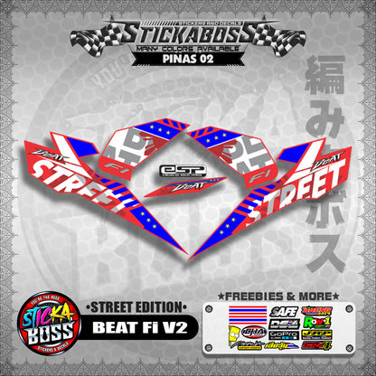 BEAT Fi V2 STOCK DECALS ( STREET EDITION )【WITH FREEBIES】