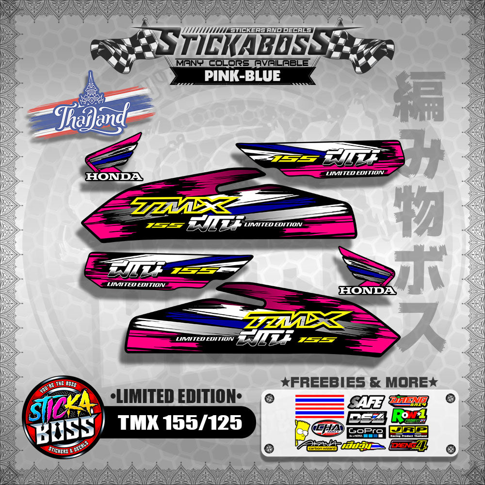 TMX 155 / 125 THAI DECALS ( LIMITED EDITION )【WITH FREEBIES】