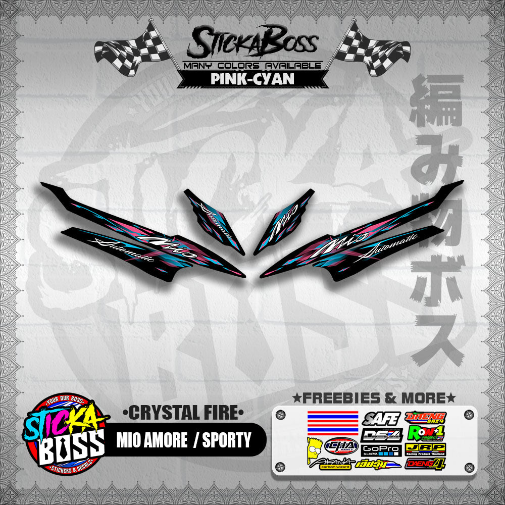 MIO AMORE /  SPORTY DECALS ( CRYSTAL FIRE )【WITH FREEBIES】