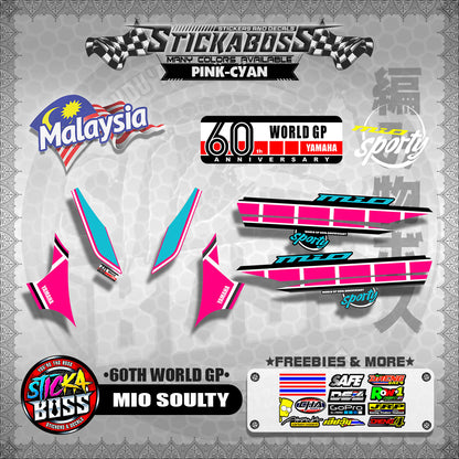 MIO SOULTY MALAYSIAN DECALS ( 60TH WORLD GP )【WITH FREEBIES】