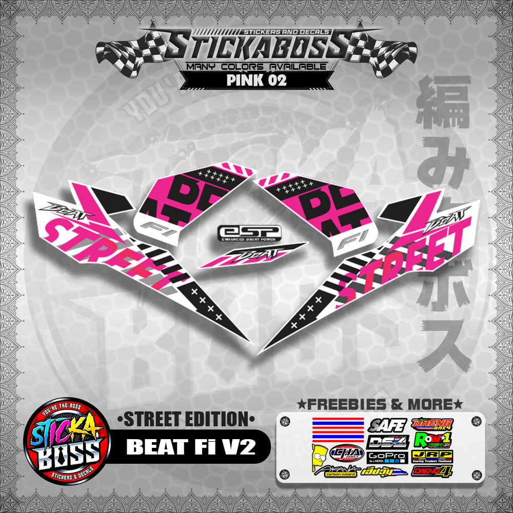 BEAT Fi V2 STOCK DECALS ( STREET EDITION )【WITH FREEBIES】