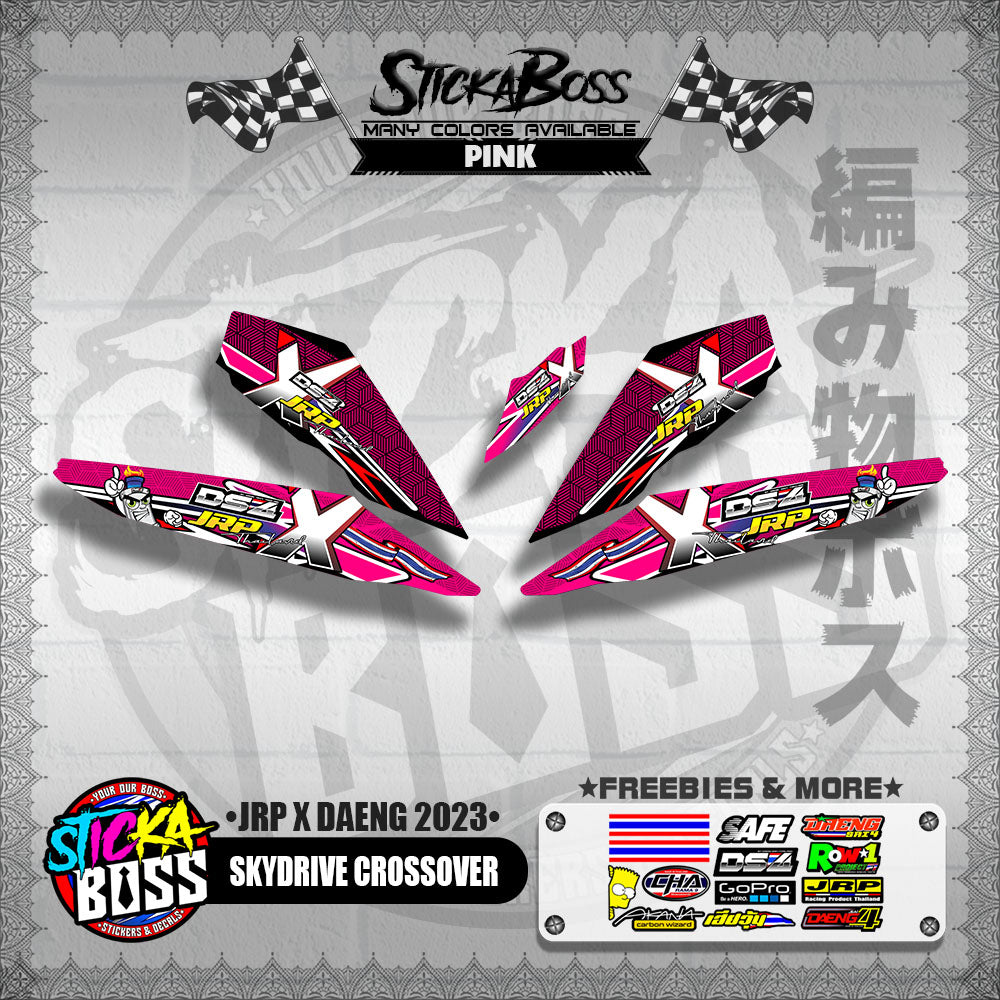 SKYDRIVE CROSSOVER DECALS ( JRP X DAENG 2023 )【WITH FREEBIES】