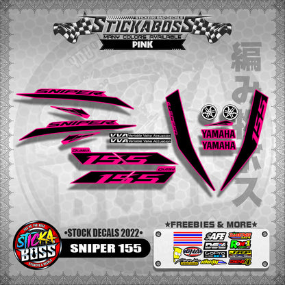 SNIPER 155 ( STOCK DECALS 2022 )【WITH FREEBIES】