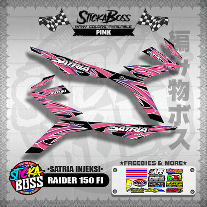 RAIDER 150 Fi DECALS ( SATRIA INJEKSI )【WITH FREEBIES】