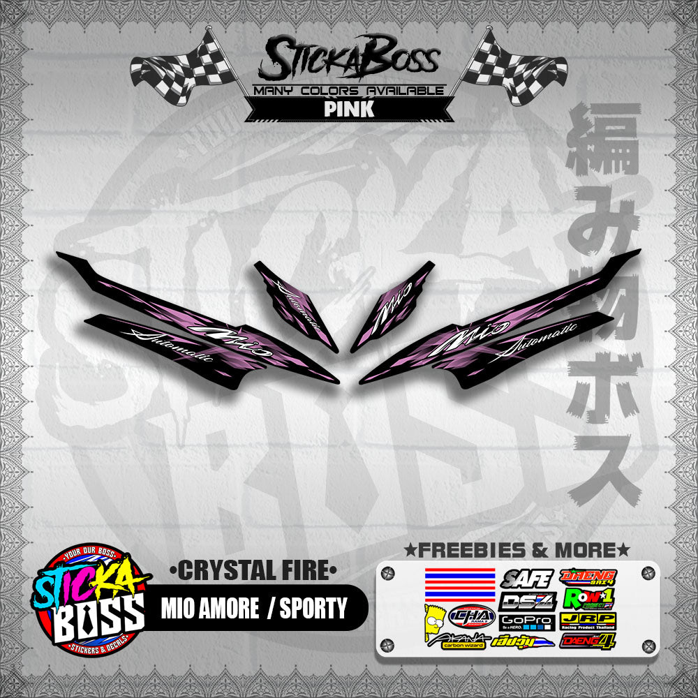 MIO AMORE /  SPORTY DECALS ( CRYSTAL FIRE )【WITH FREEBIES】