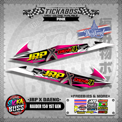 RAIDER 150 1ST GEN DECALS ( JRP X DAENG )【WITH FREEBIES】