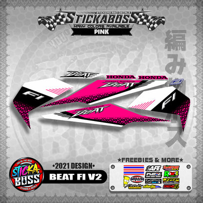 BEAT FI V2 STOCK DECALS ( 2021 DESIGN )【WITH FREEBIES】