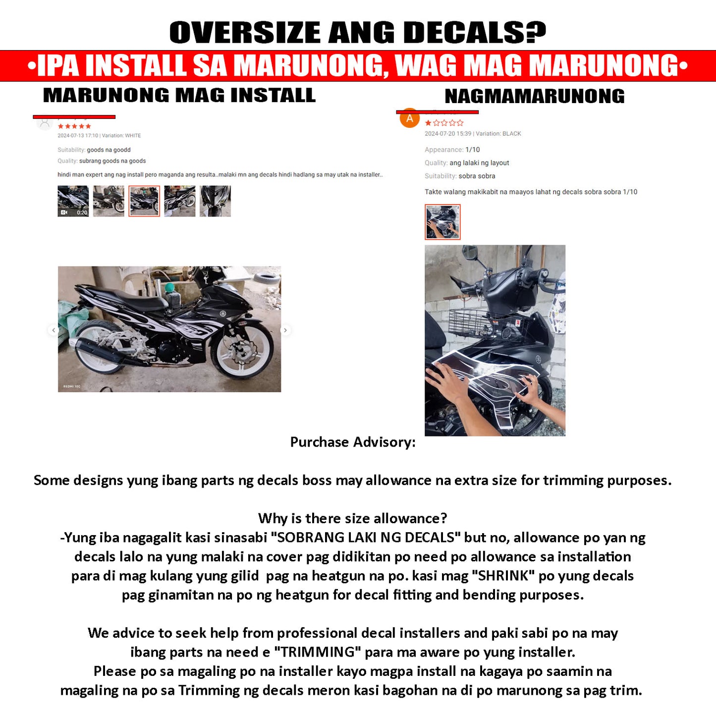 SMASH 115 DECALS ( JRP X DAENG 02 )【WITH FREEBIES】