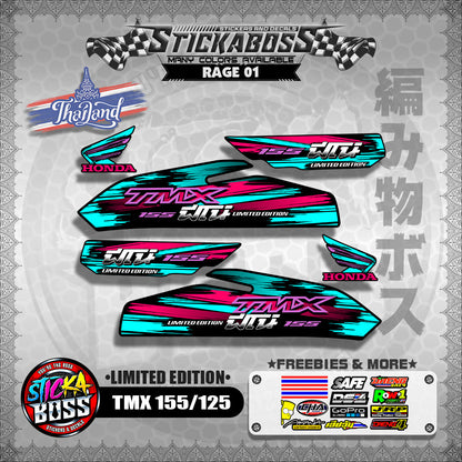 TMX 155 / 125 THAI DECALS ( LIMITED EDITION )【WITH FREEBIES】