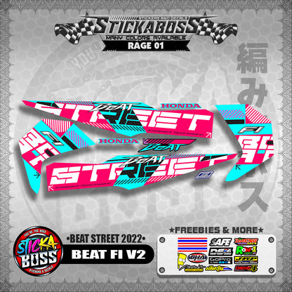 BEAT FI V2 DECALS ( BEAT STREET 2022 )【WITH FREEBIES】