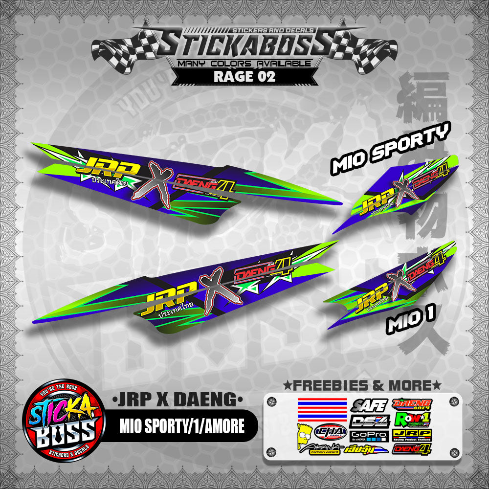 MIO SPORTY / 1 / AMORE STOCK SIZE DECAL ( JRP X DAENG ) 【WITH FREEBIES】