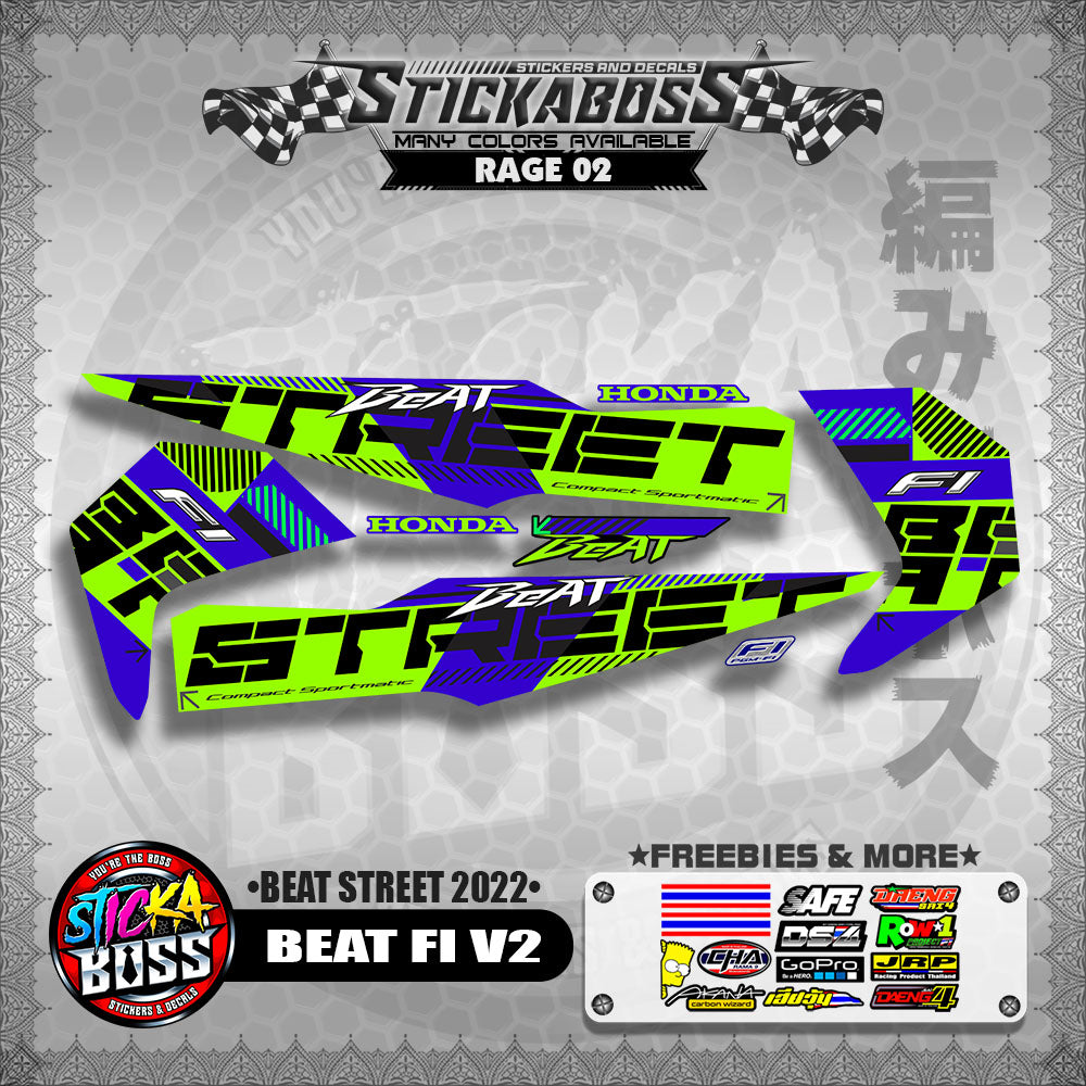 BEAT FI V2 DECALS ( BEAT STREET 2022 )【WITH FREEBIES】