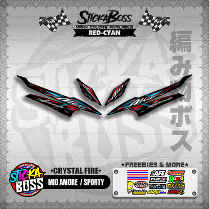 MIO AMORE /  SPORTY DECALS ( CRYSTAL FIRE )【WITH FREEBIES】