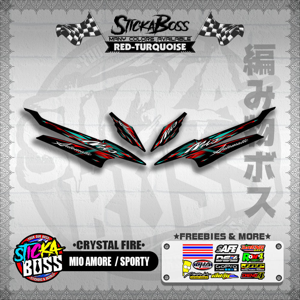 MIO AMORE /  SPORTY DECALS ( CRYSTAL FIRE )【WITH FREEBIES】