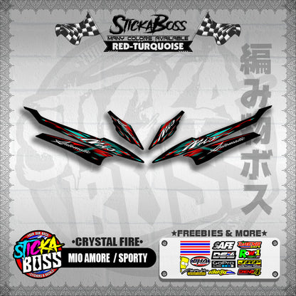 MIO AMORE /  SPORTY DECALS ( CRYSTAL FIRE )【WITH FREEBIES】