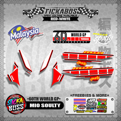 MIO SOULTY MALAYSIAN DECALS ( 60TH WORLD GP )【WITH FREEBIES】