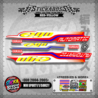 MIO SPORTY / MIO 1 / SOULTY DECALS ( EGO 2004-2005 )【WITH FREEBIES】