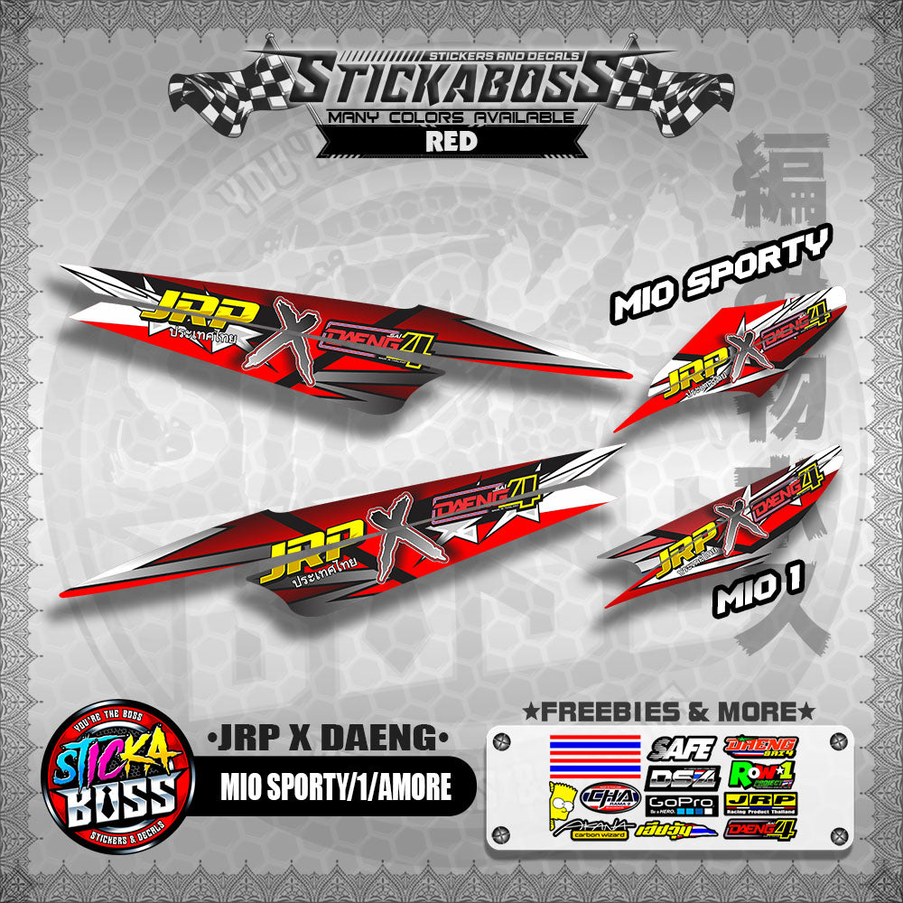 MIO SPORTY / 1 / AMORE STOCK SIZE DECAL ( JRP X DAENG ) 【WITH FREEBIES】