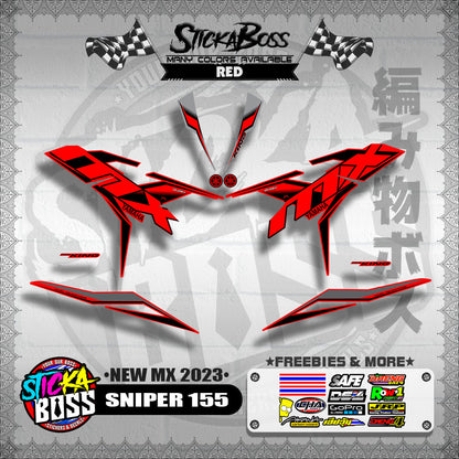 SNIPER 155 DECALS ( NEW MX 2023 )【WITH FREEBIES】