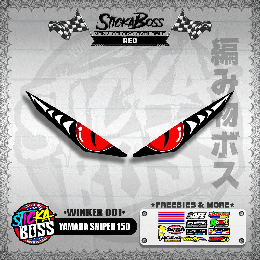 SNIPER 150 (WINKER 001) TRANSPARENT【WITH FREEBIES】