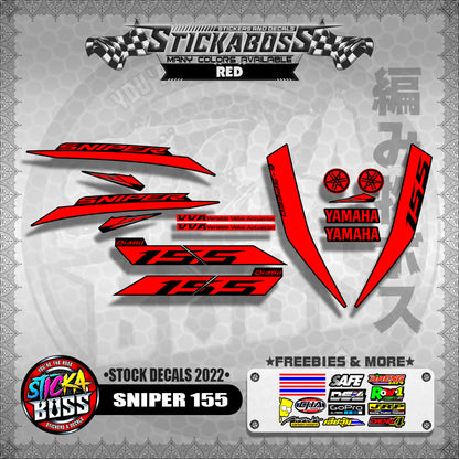 SNIPER 155 ( STOCK DECALS 2022 )【WITH FREEBIES】