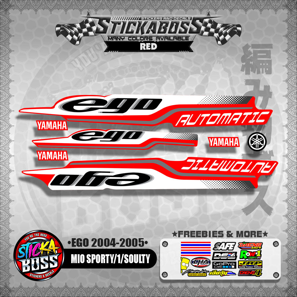 MIO SPORTY / MIO 1 / SOULTY DECALS ( EGO 2004-2005 )【WITH FREEBIES】