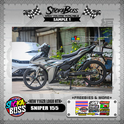 SNIPER 155 DECALS ( NEW Y16ZR LOGO NTN )【WITH FREEBIES】