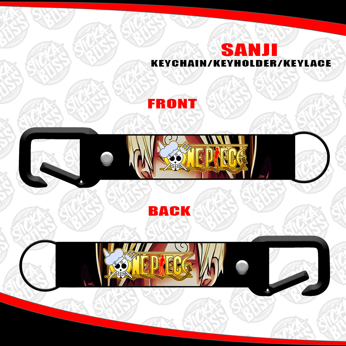 ONE PIECE KEYCHAIN / KEYHOLDER / KEYLACE (SOLD PER PIECE)