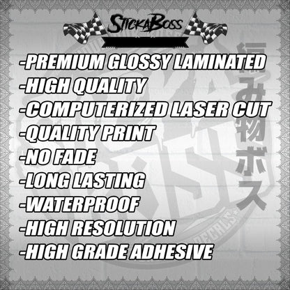 BEAT 110 FI V2 DECALS ( STRIPING MOTIF ) [ PREMIUM GLOSSY LAMINATED ]【WITH FREEBIES】